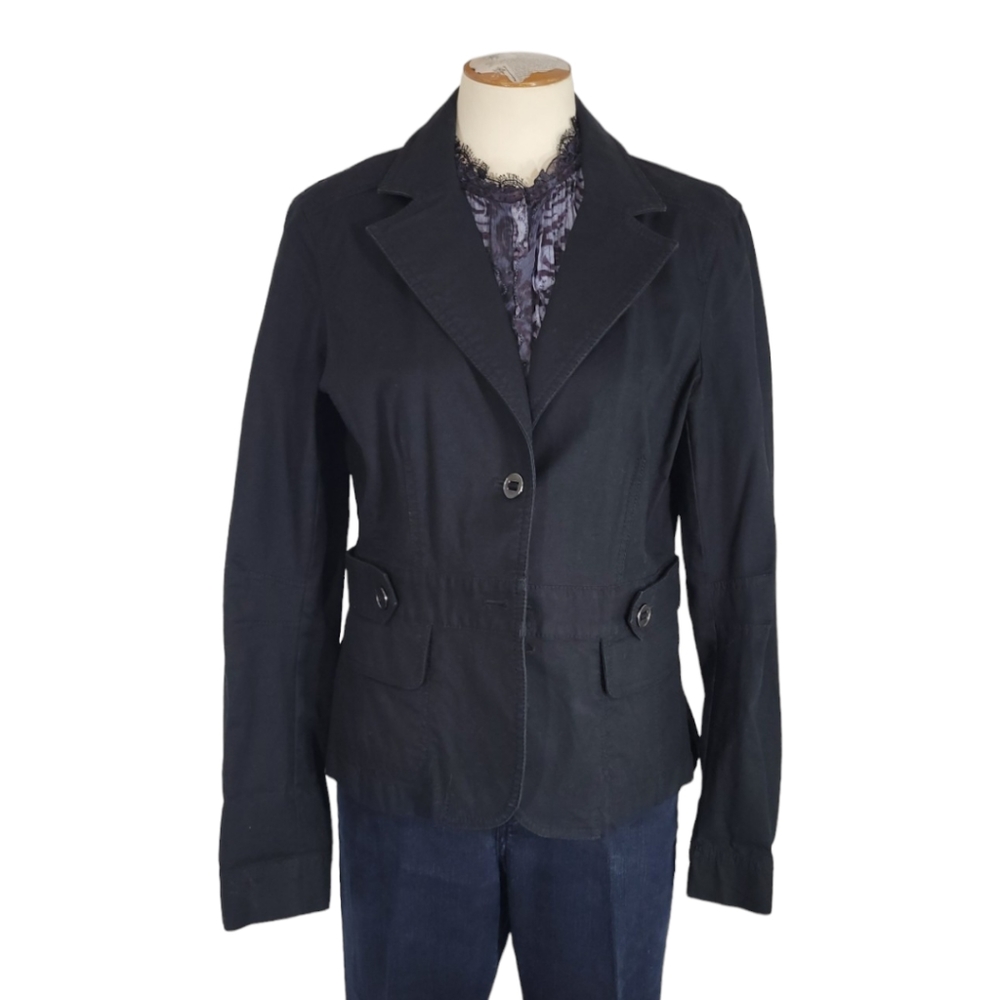 Ann Taylor Loft Ladies Black Tailored Blazer Size 6